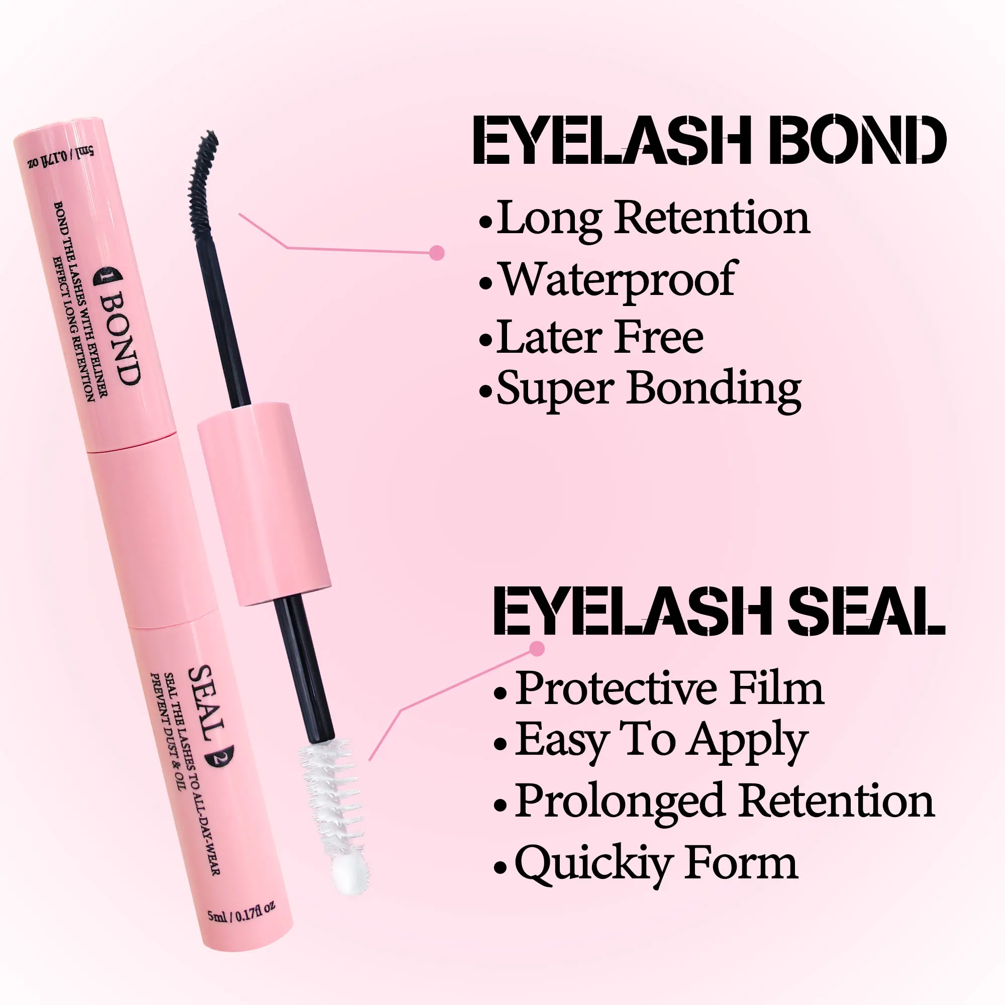 DIYまつげエクステキット 9-16mmミックス長さ、Dカールふわふわまつげ、まつげ接着剤とピンセット付き、最高のホリデーギフト