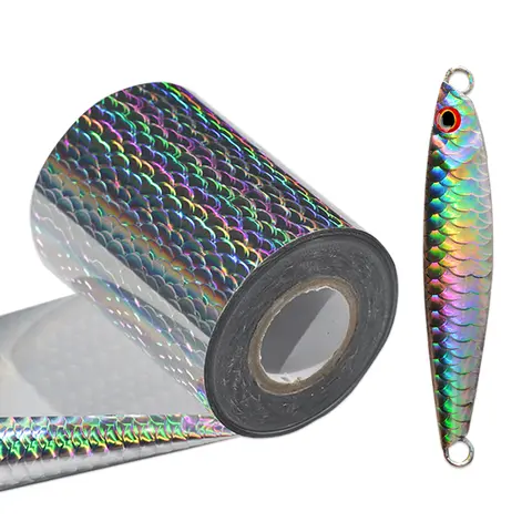 Colorful Hot Stamping Foil For Fishing Lure Jigs Baits 24CM*120M Can Be Cut As Required