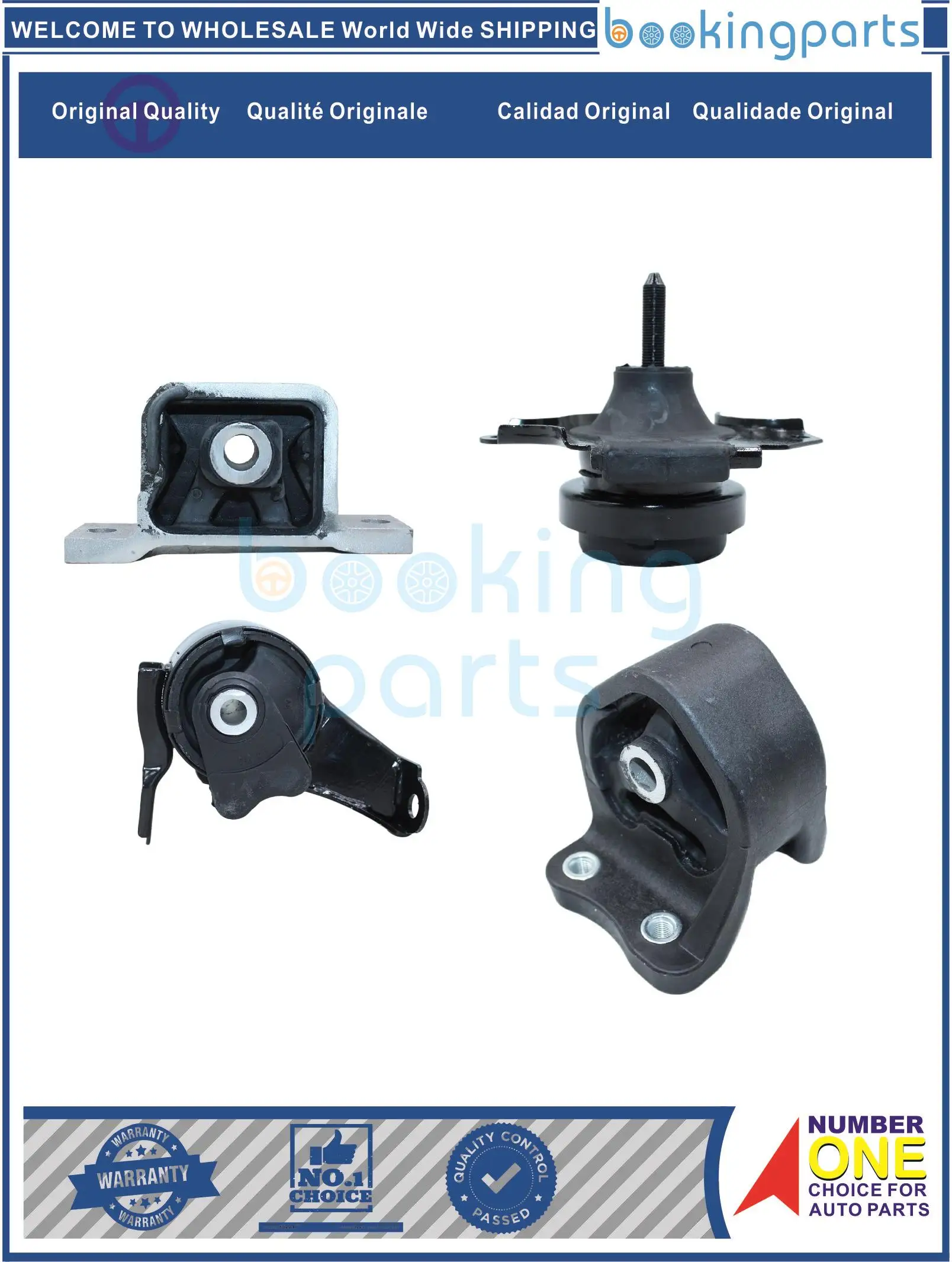 

Engine Mount Kit For HONDA CR-V 2.4L L4 AT 01-06, 50840-S7C-980,50840S7C980,50840-S6M-981,50840S6M981,50821-S9A-023,50821S9A023