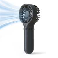 Mini Portable Fan with Base, Small Handheld Fan, USB Rechargable Personal Fan, for Women, Men, Lash, Office, Travel, Commute