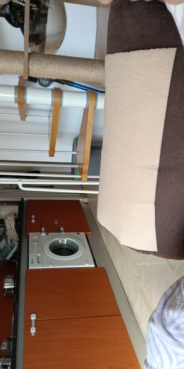Customer review photo for Self-Adhesive Cat Scratch Furniture Protector
