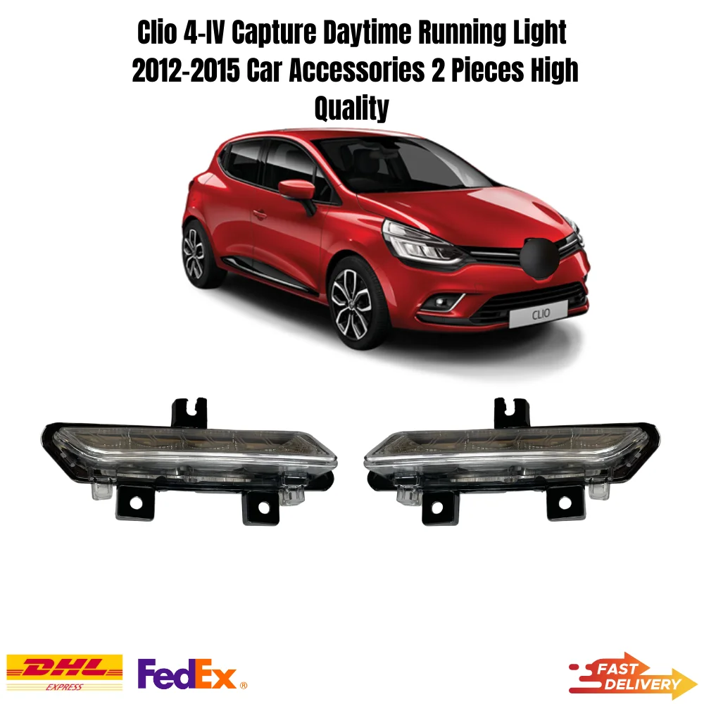 Clio 4-IV Capture Daytime Running Light  2012-2015 Car Accessories 2 Pieces High Quality