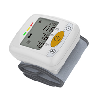 Automatic Wrist Blood Pressure Monitor Pulse Rate Detection High And Low Pressure Irregular Heart Rate Alarm 2*120 Data Storage