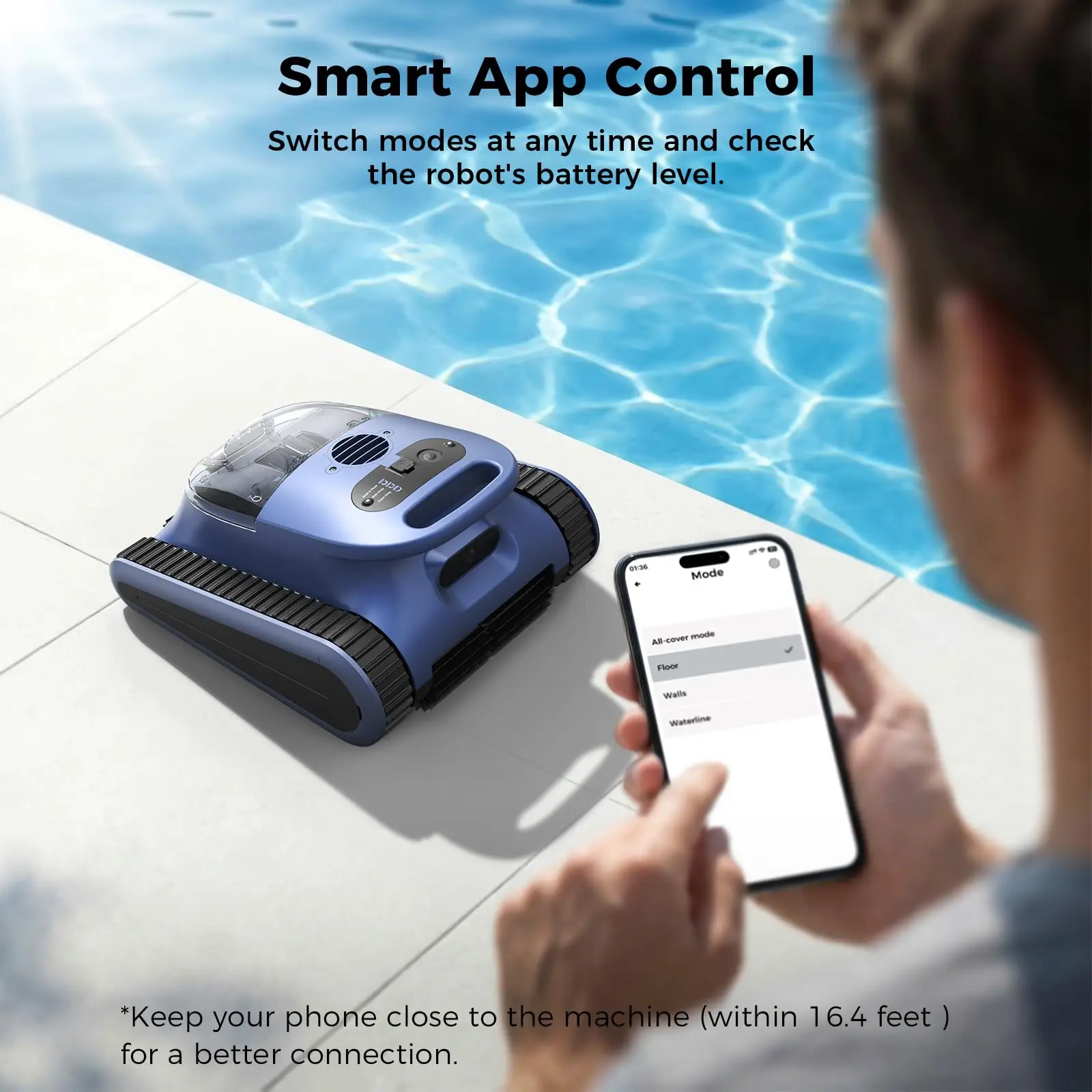 aspirateur robot piscine seauto – vue détaillée