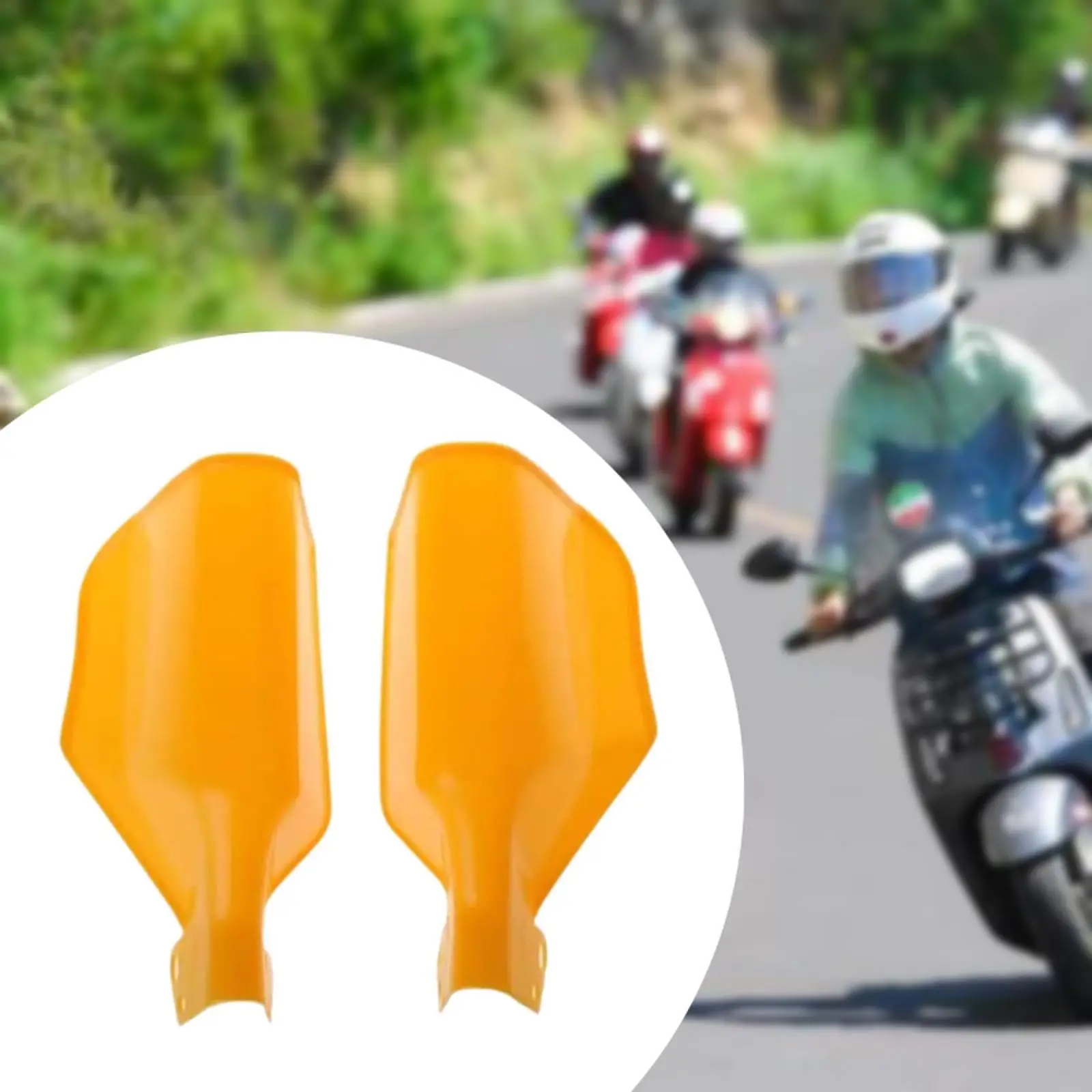 2Pcs Motorcycle Hand Guards Motorbike Brake Clutch Lever Protector Windshield for Yamaha Ybr125 DT125 20mm Handlebar