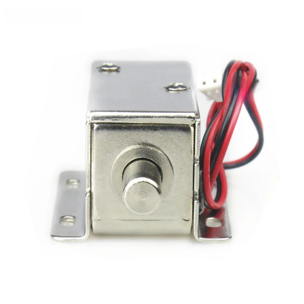 Free shippiing LY-01 round   tongue Mini Electric Lock Small Mini Cabinet Lock Access control Lock Mini Bolt Lock DC12V or DC24V