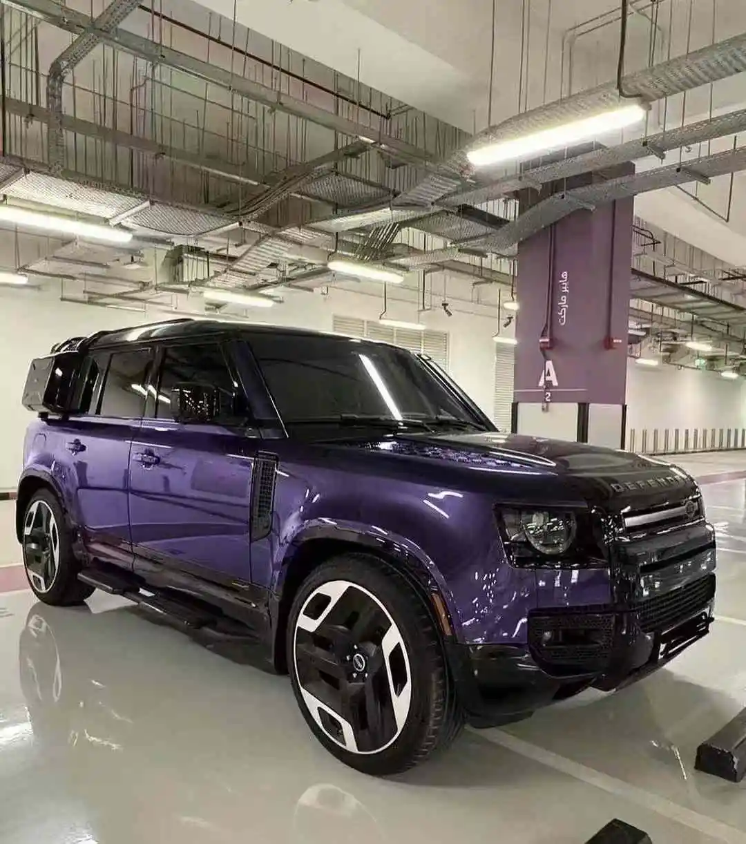 Wrapmaster color change PET Galaxy purple vehicle Wraps Car Vinyl wrapping film