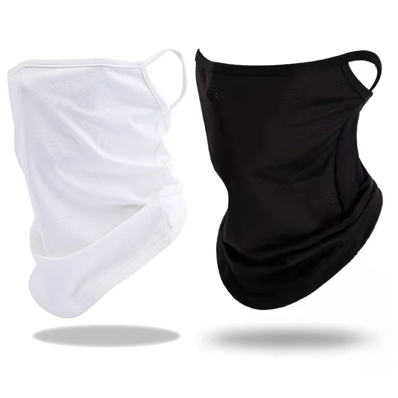 AliExpress NONE Outdoor Balaclava Riding Face Mask Unisex Neck Protection Sunscreen Masks Motorcycle Earmuffs Silk Head Scarf Facemask cycling