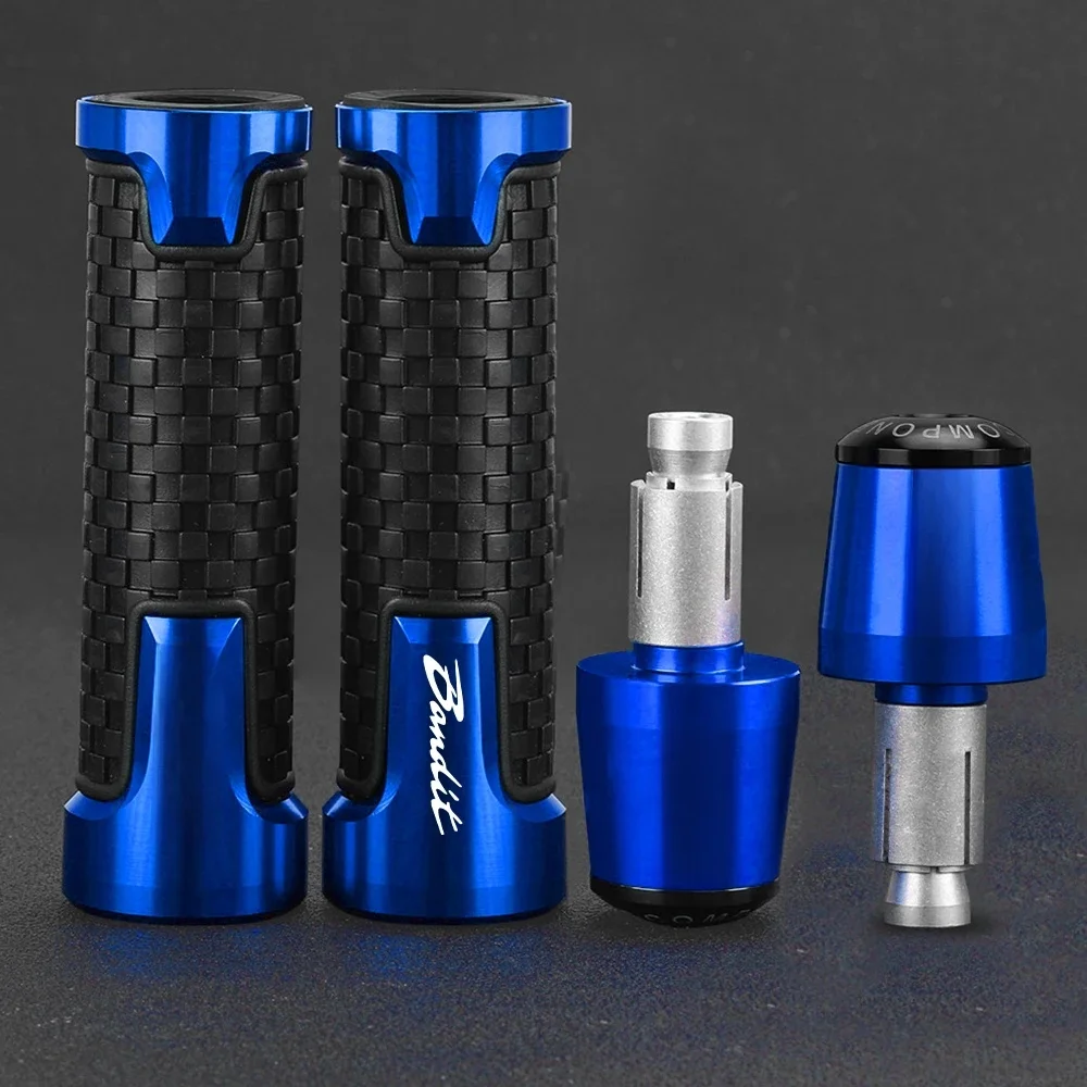 Pour SUZUKI BANDIT GSF 250 600 650 1200 1250 S N ABS Bandit accessoires de moto poignées de guidon extrémités poignée barre bouchon d'extrémité