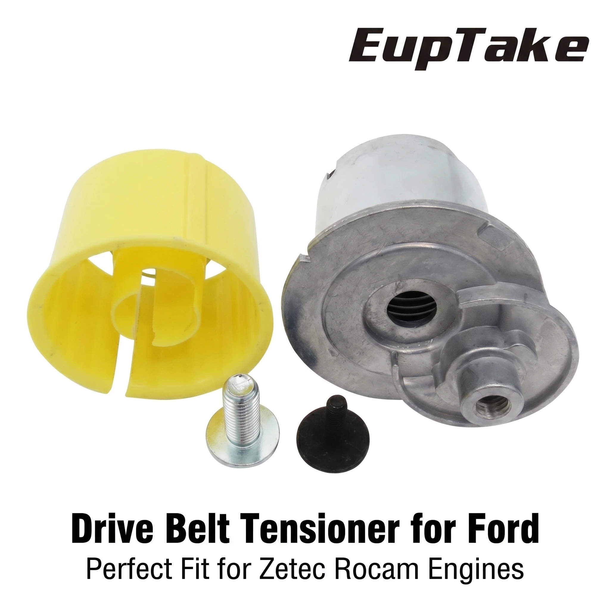 Drive Belt Tensioner Assembly for Ford Fiesta Ka EcoSport Focus Courier 1.0 1.3 1.6 Zetec Rocam 7S4Q10K018A 1340774 1376886