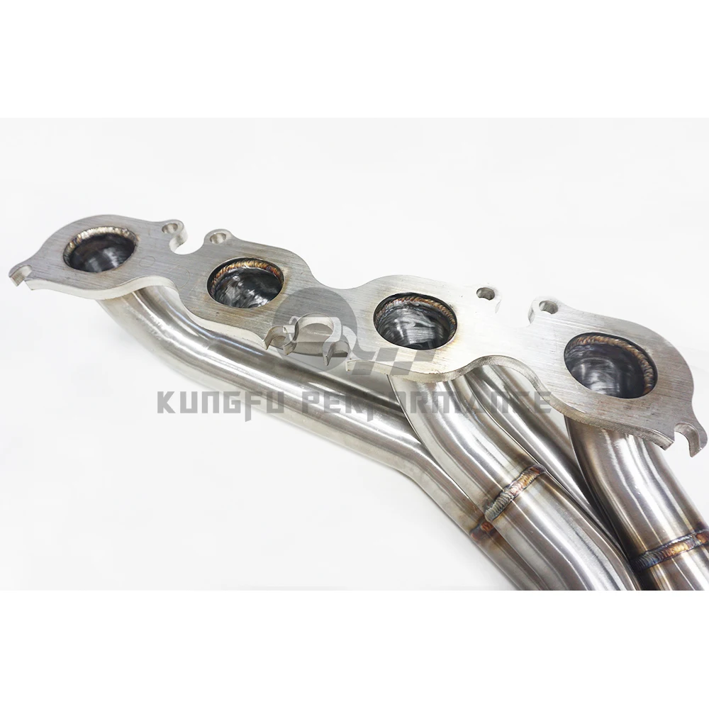 KUNGFU PERFORMANCE  Long Tube Header Midpipe for Mer cedes M156 Engine W204 C63 C63S 2008-2014 - Image 4