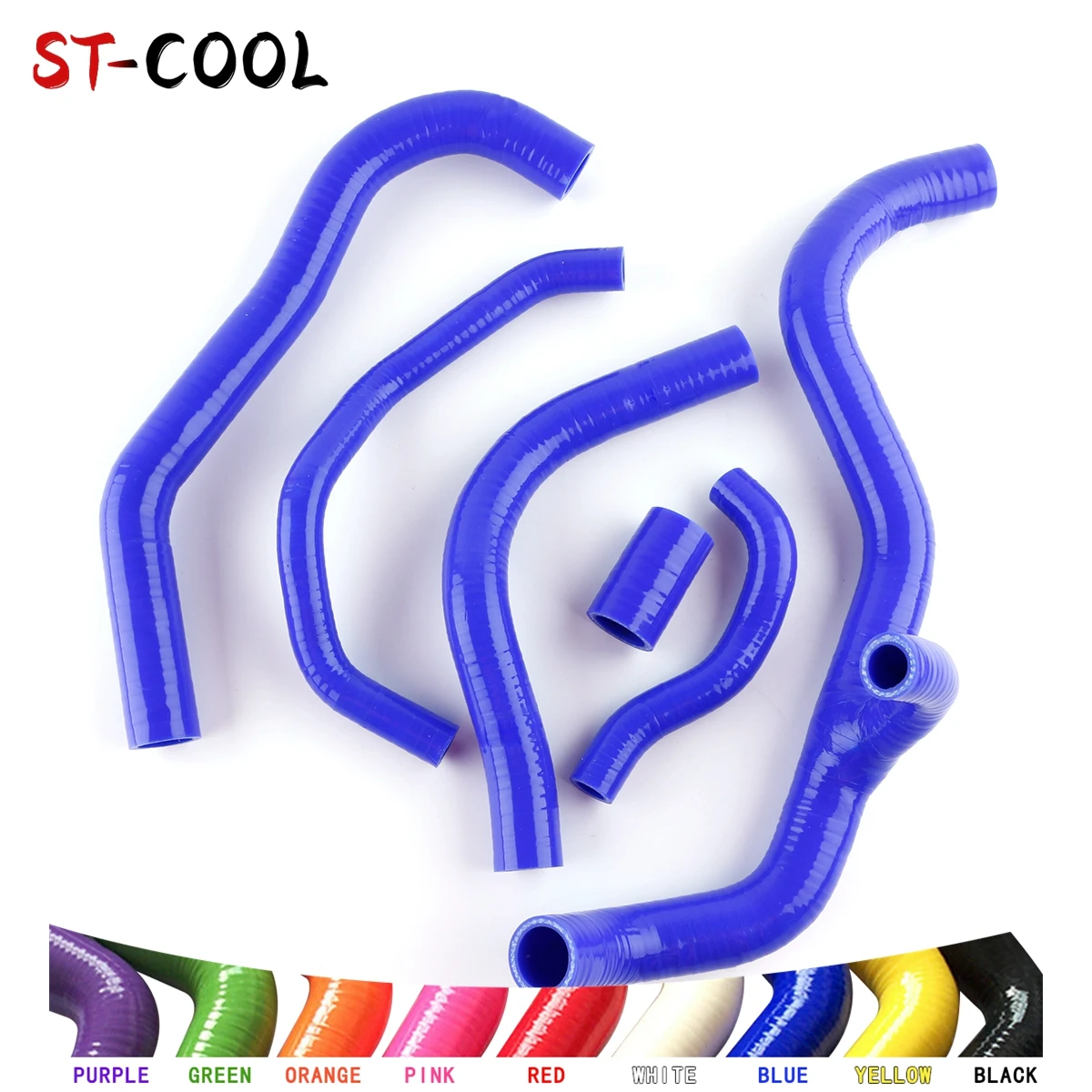 

FOR 2007-2019 HONDA CBR 600 RR CBR600RR 2008 2009 2010 2011 2012 High Pressure Radiator Hoses Kit Silicone Tubes 6Pcs 10 Colors