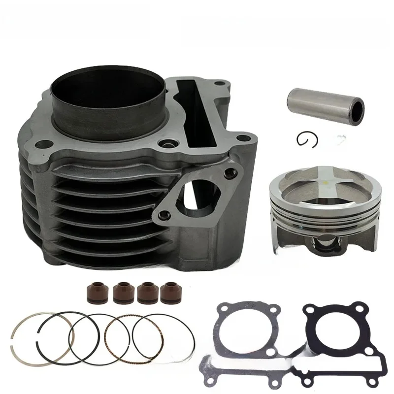 58.5mm/15mm 155cc duży zestaw cylindrów i zestaw tłoka dla YAMAHA BWS125 ZUMA 125 YW125 CYGNUS-X /-SR /-FI 4V 1210A-5TY-K580 — zdjęcie 2