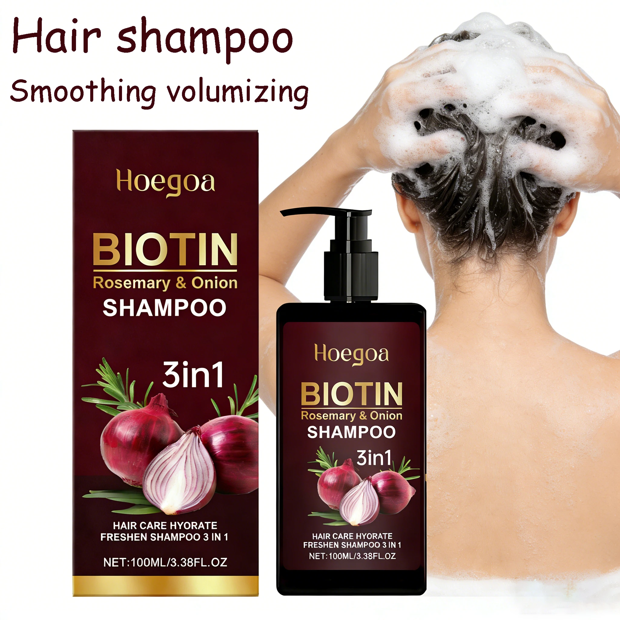 

Шампунь для волос Onion 3 в 1: мягкое очищение, укрепление корней, питание кожи головы, разглаживание, восстановление блеска, увлажнение.