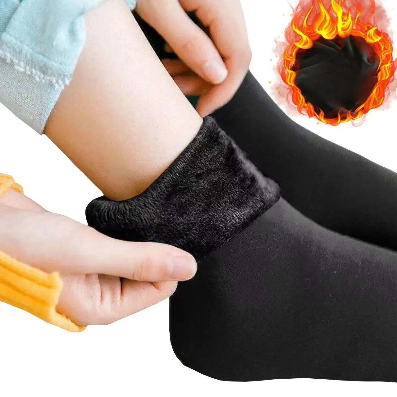Chaussettes de couchage confortables et chaudes pour femmes, bas d'optique de sol pour la maison, bottes souples pour document, hiver