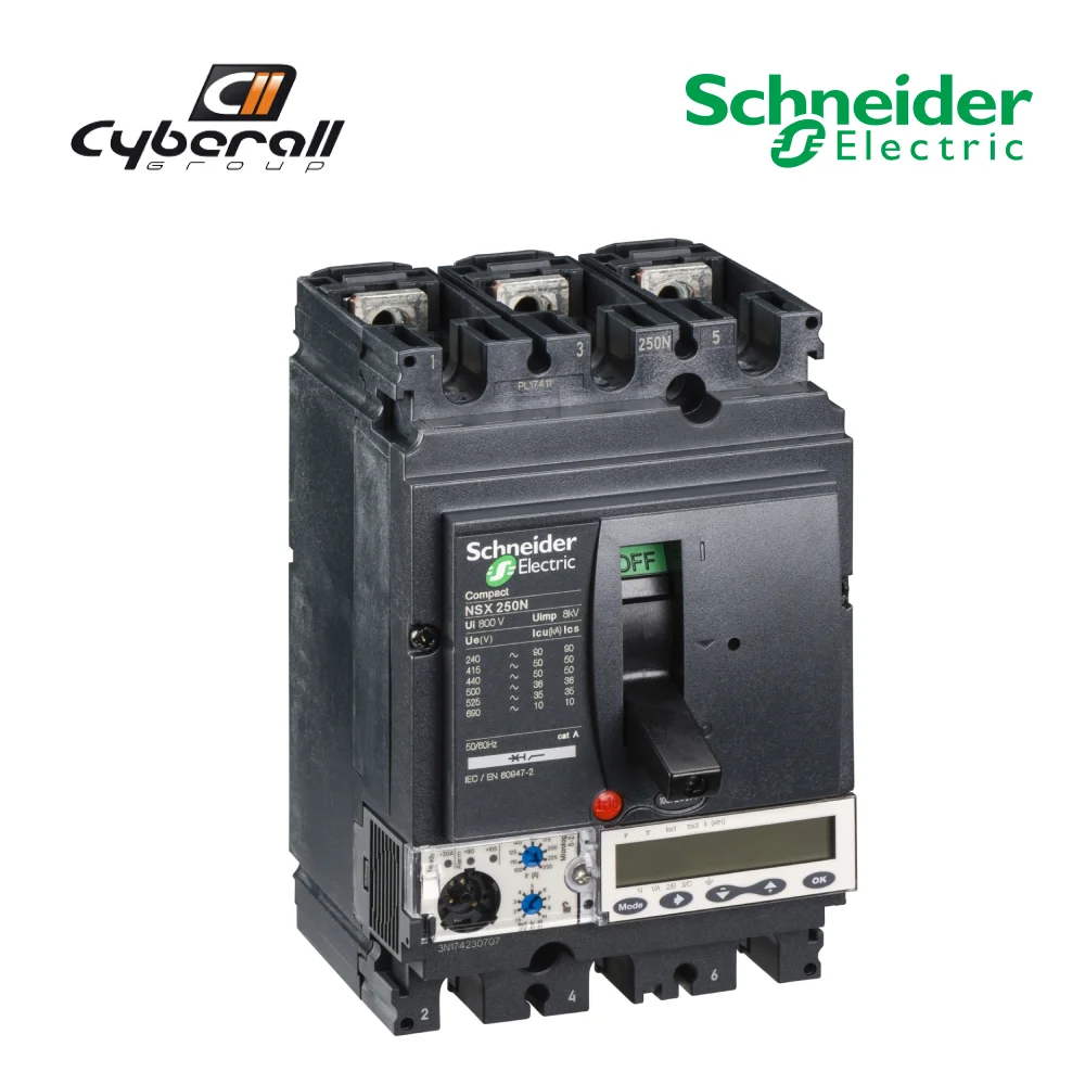 Schneider Electric-Cyberall-motor circuit breaker breaker miniature circuit breaker, model Compact NSX250N, 3 poles 3D, 250A 690V AC 50/60Hz reference: LV431880