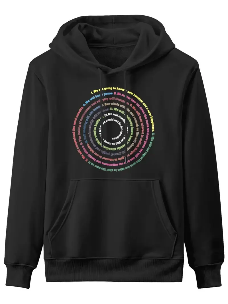 New high-quality men's hoodies, creative printed men's breathable hoodies, Y2K clothing, trendy and fashionable street sweaters