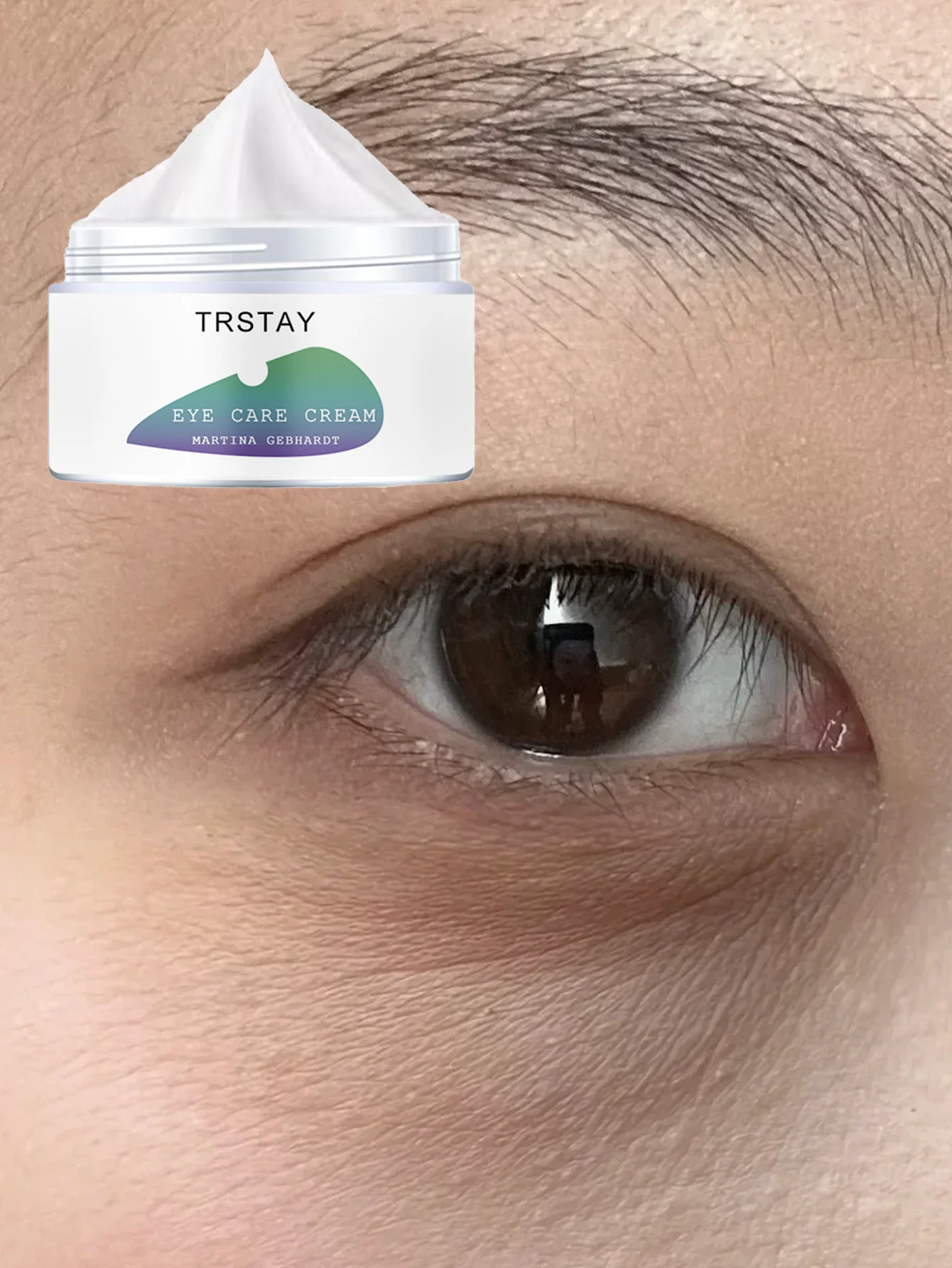 Moisturizing Eye Cream for Dark Circles and Puffiness Fade Away Vanish Lightly Penetrates Repelling Dullness Brightening Eyes wi - Image 5