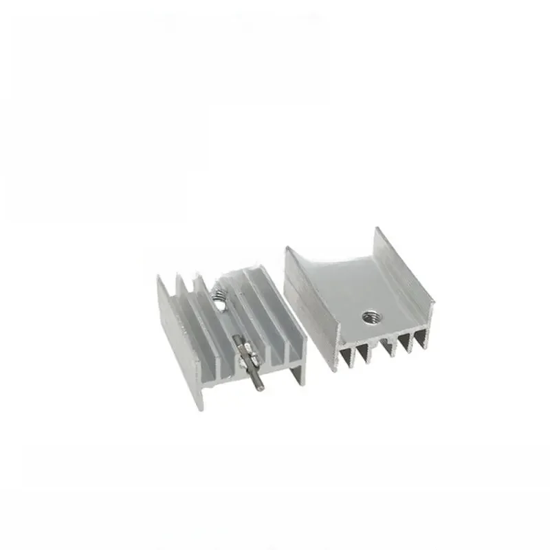 Radiateur à transistors TO220 avec aiguille, 10 pièces, pour transistors TO-220 15*10*16/20/22/25/30/35/40/50