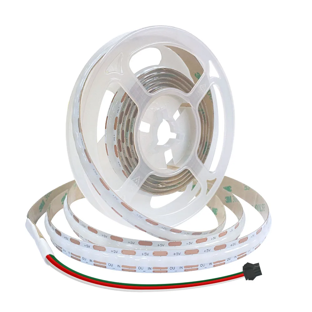 5V Pixel COB LED Strip For Room Decoration WS2812B Addressable RGB SPI 160Pixel/m 10mm 5V Dream Color LED Tape Dimmable