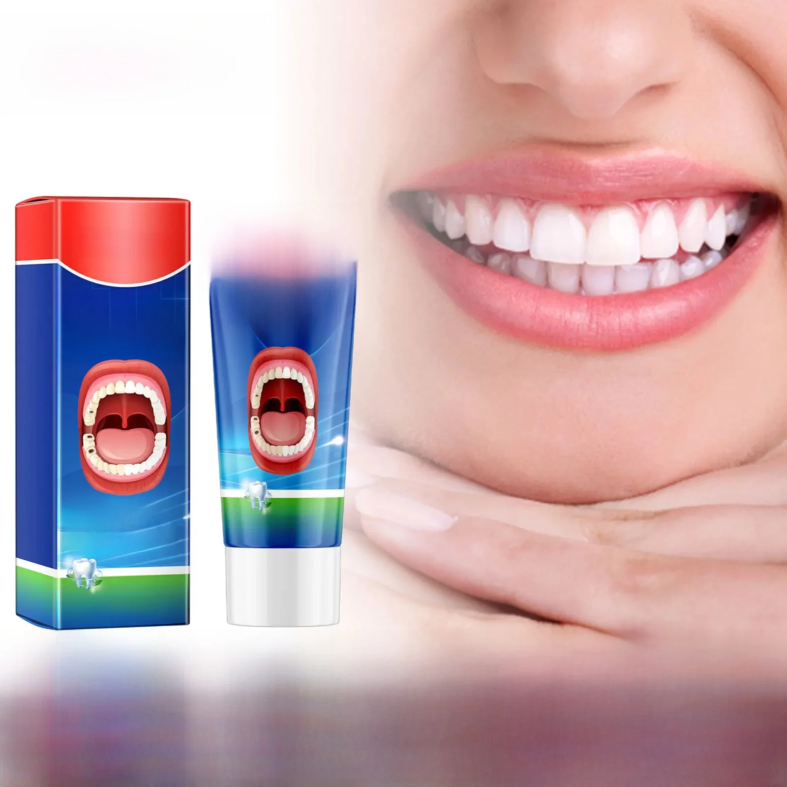 Dentifrice Anti-carie, réparation des caries dentaires, protection des dents, élimine la Plaque dentaire, soulage la parodontite, nettoyage en profondeur