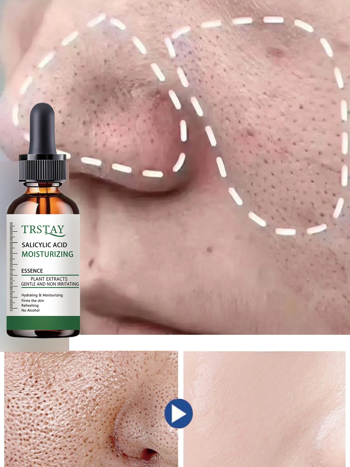 Hydrating Serum to Fight Skin Sagging Deeply Moisturize and Plump Skin for Youthful Glow Long Lasting Hydration for a Firmer Com - Image 6