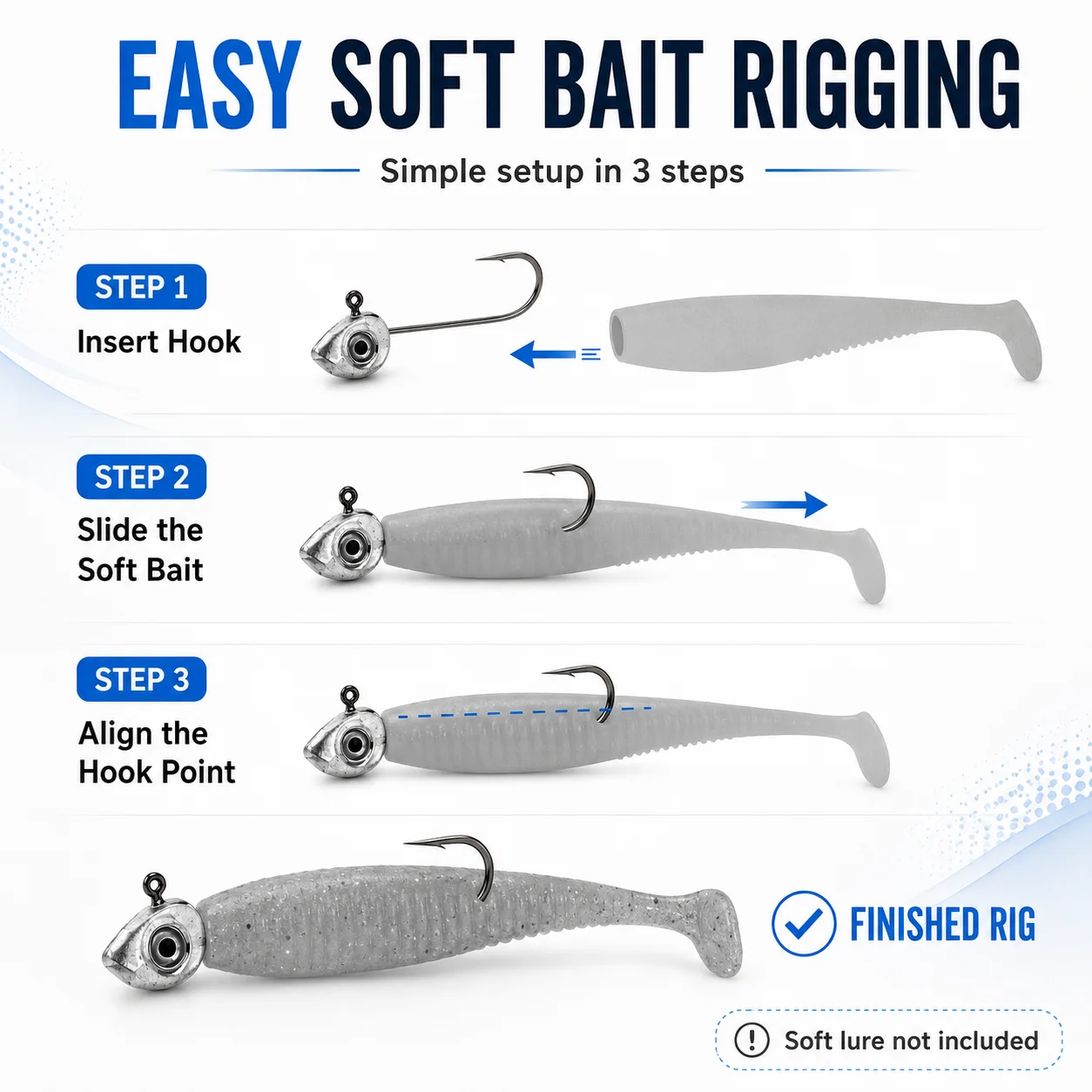 10PCS Fish Head Jig Hooks with 3D Eyes Weighted Soft Bait Hooks for Freshwater Saltwater Fishing 0.5g 1g 2g 3g 5g Tackle Kit - view 6