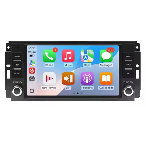 7" Car Radio Stereo for Dodge Grand Caravan 2008-2020 Nitro 2007-2011 Ram 1500 2500 3500 Jeep Wrangler 2007-2017 Replacement wit