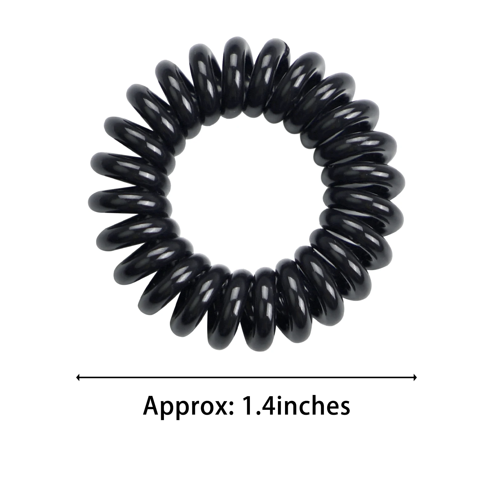 20pcs 3.5cm Small Telephone Line Hair Ropes Girls Elastic Hair Bands Kid Ponytail Holder Tie Gum Hair Accessori gifts