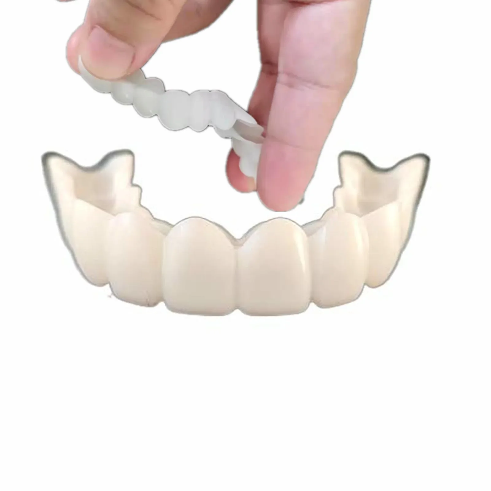 Gel de Silicone souple dentaire Oral supérieur inférieur faux dents couverture sourire placages prothèses bretelles équipement dentaire moules de blanchiment