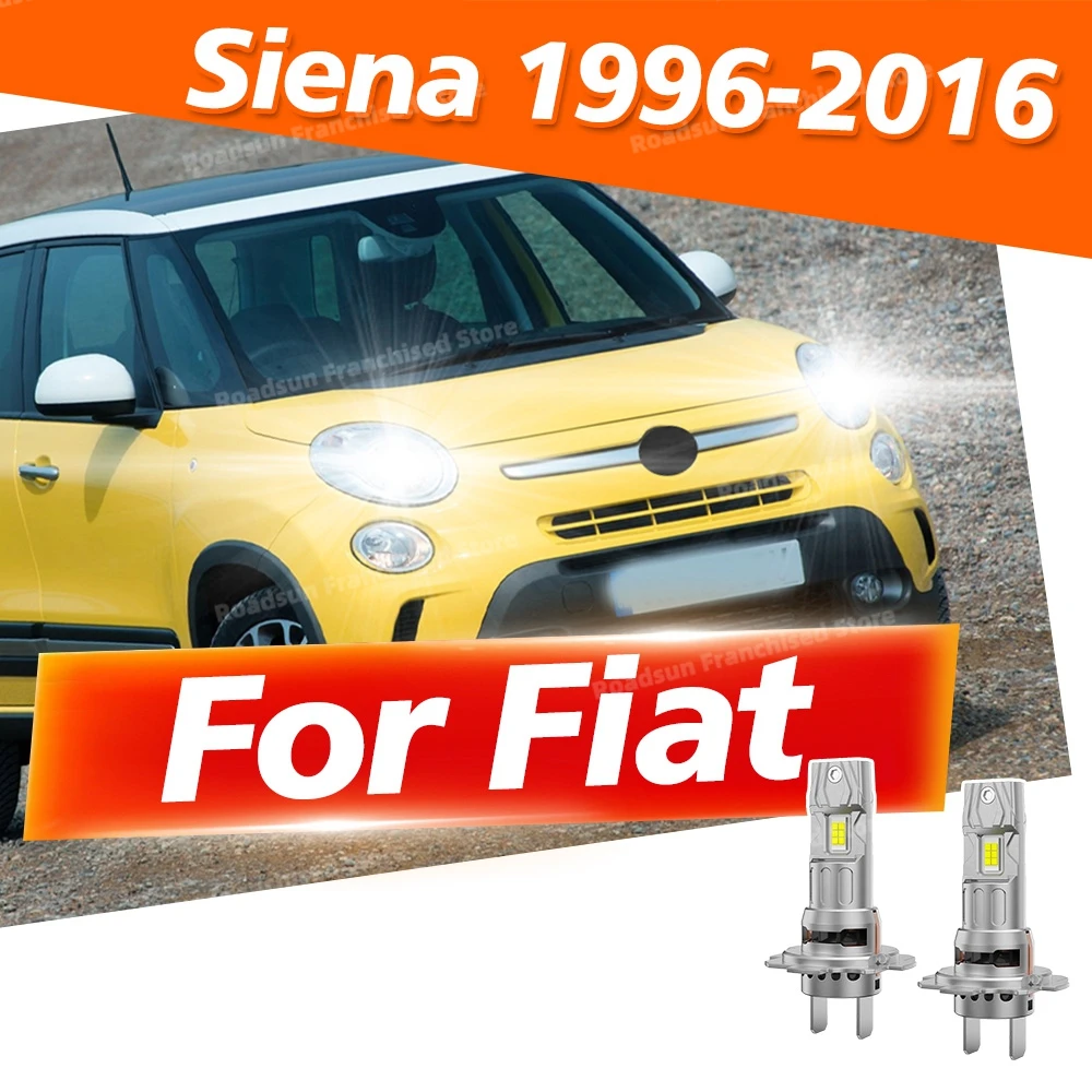 

2x Headlight Bulbs 12V 6000K LED 3570 CSP H7 For Fiat Siena 1996-2016 2015 2014 2013 2012 2011 2010 2009 2008 2007 2006 2005