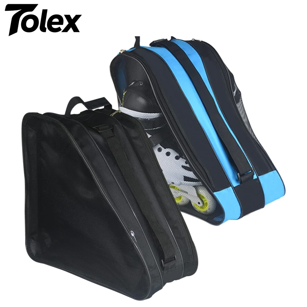 Tolex Ice Skate Guards Adjustable Shoulder Straps Ice Shoes Bags Large Size Skiing Roller Skate Lightweight Storage Bags