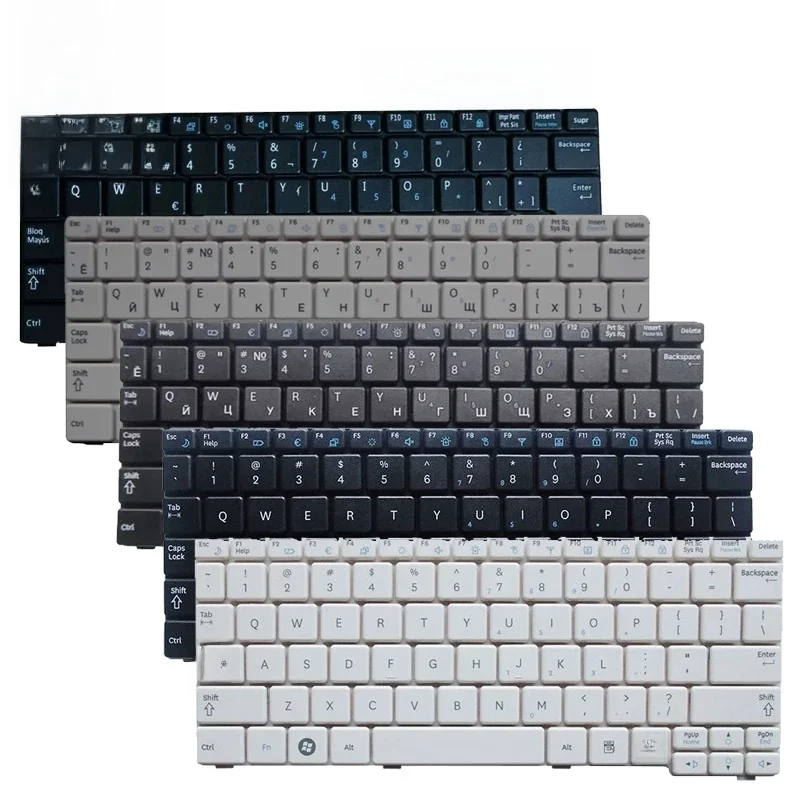 US/RU/SP angielski nowa klawiatura do laptopa Samsung N101 N102 N143 N145 N148P N150 N151 NB20 NB30 NB30P — zdjęcie 2