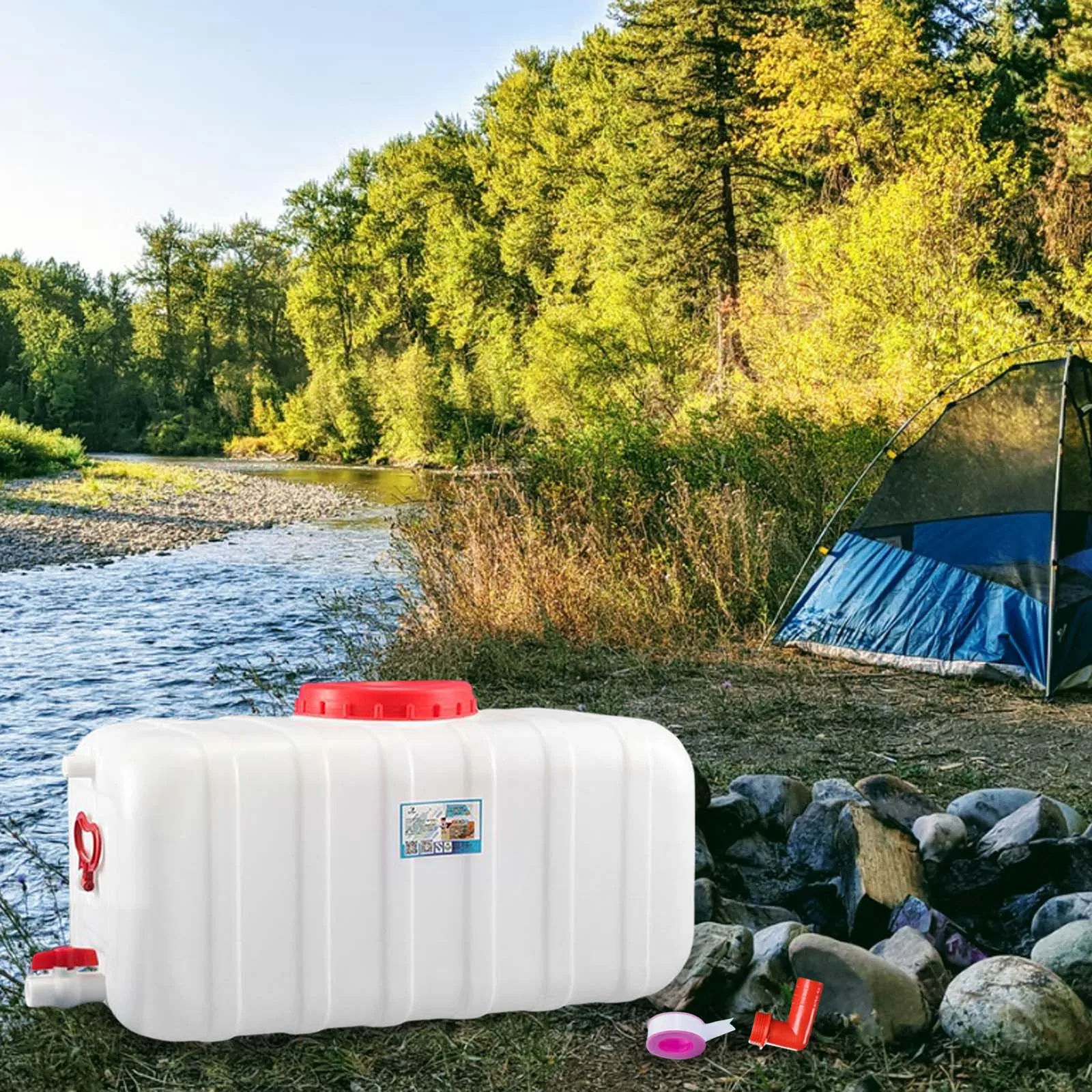 15L Hdpe Water Container Jug Water Storage Barrel Water Bottle Carrier for Reservoir,Outdoor Picnic travelling Water Bucket