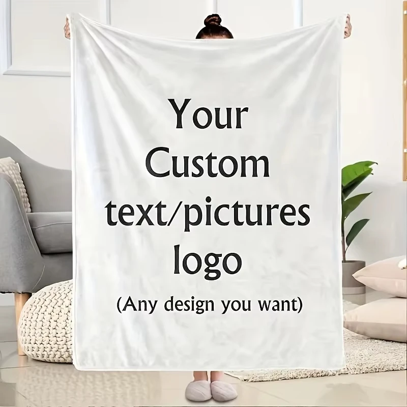 Custom Blanket With Picture Collage Customized Blankets Birthday Souvenir Christmas Gifts Personalized Throw Blanket