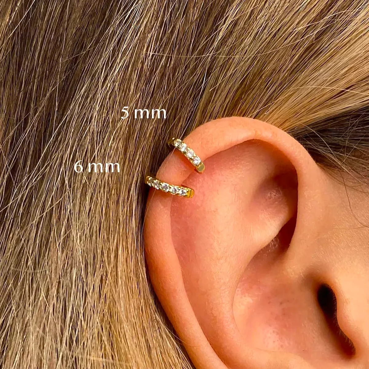 1/3 paia Maria minimalista orecchini a cerchio per donna uomo Bohemia carino acciaio inossidabile piccolo zircone piercing orecchini gioielli alla moda