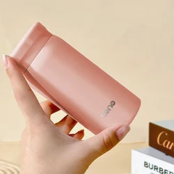 Leno 200ml 304 Stainless Steel Insulated Vacuum Flask, Leak-Proof Travel Mug, Portable Thermos Water Bottle for Office & Travel