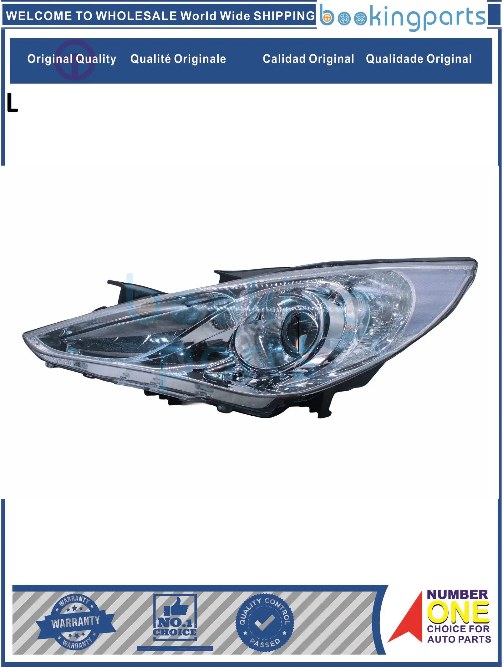 

HEA47432(L),2211115LDE/EM,921014A000,921023S000,921013S000 фара для HYUNDAI SONATA 11-