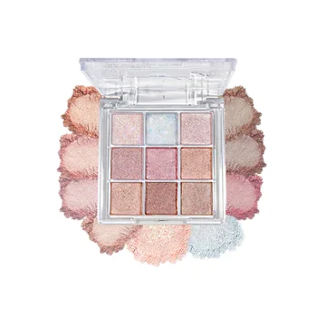 Nine-Color Glitter Eyeshadow Palette 6