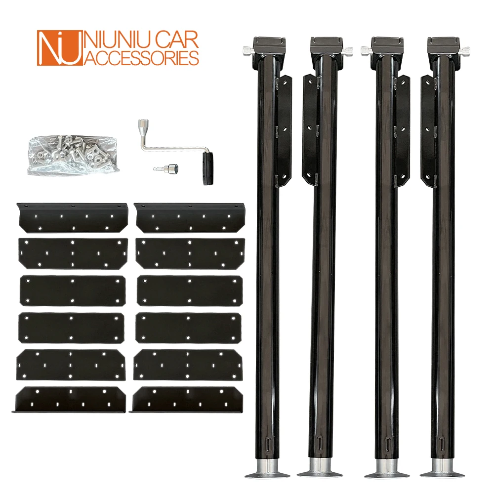 

Manual Back Truck Camper Legs Corner Steady Jack Trailer Stabilizing Outrigger Set of 4 Caravan Support Accessories RV Part