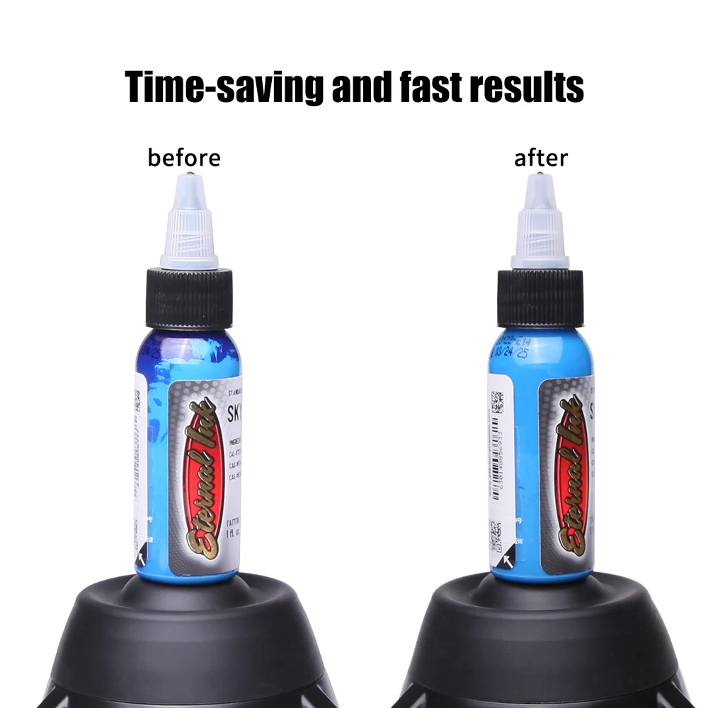 JZ النسخة الجديدة آلة خلط السائل تهتز خلاط لحبر الوشم ، الاتصال النمام الكهربائي دوامة شاكر توفير الوقت #4