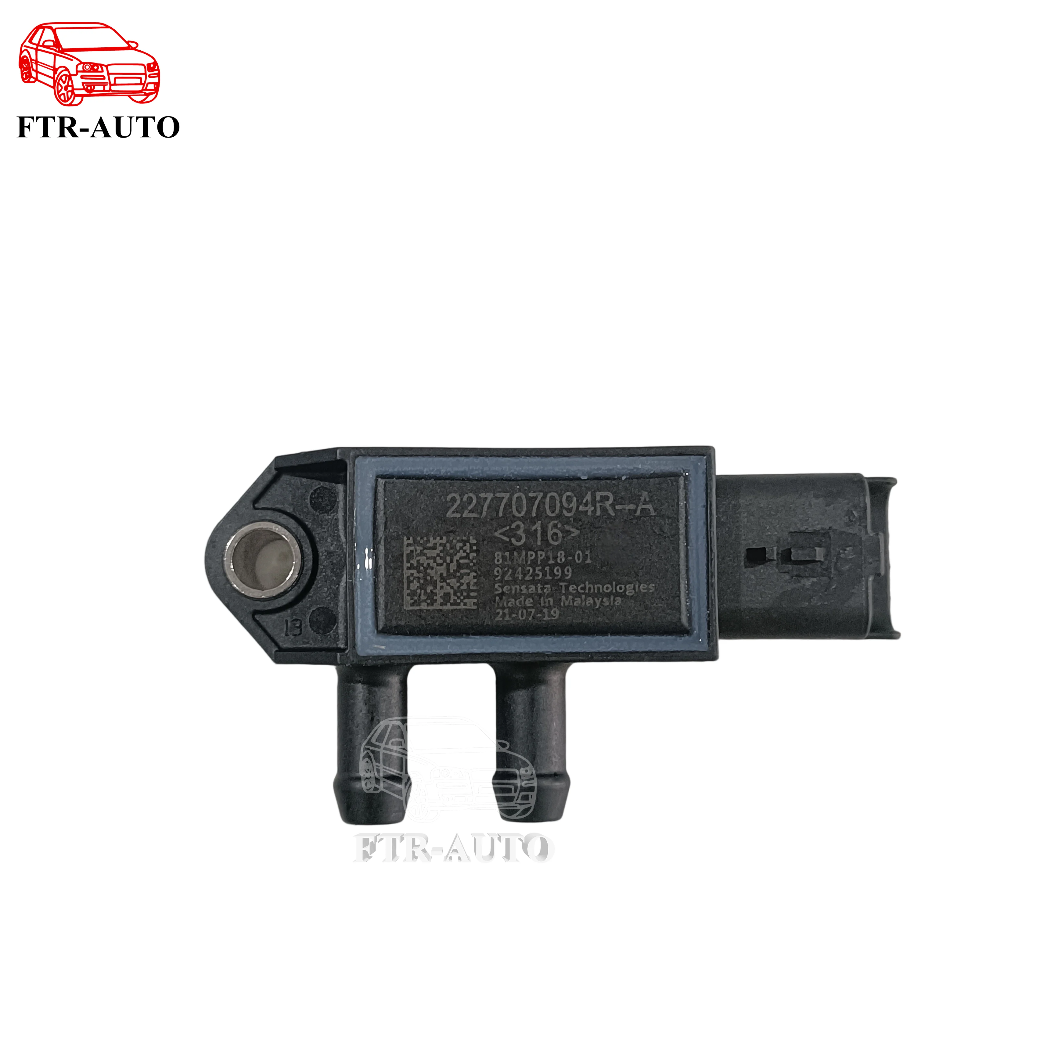 227707094R 227707094R-A 227707094R-B DPF Exhaust Pressure Sensor for Renault Dacia Duster Captur Kadjar Megane Nissan Teana
