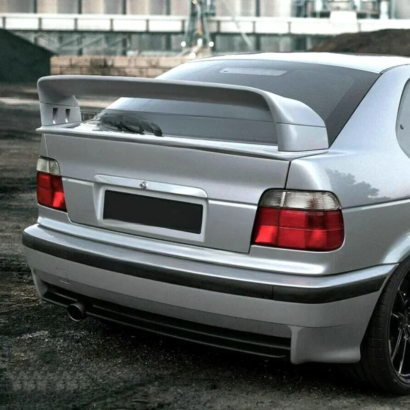 Ubuyubwant Voor Bmw 3 Series E36 Hoge Kwaliteit Abs Plastic Ongeverfde Kleur Achterspoiler Vleugel Kofferdeksel Cover Auto Styling - afbeelding 2