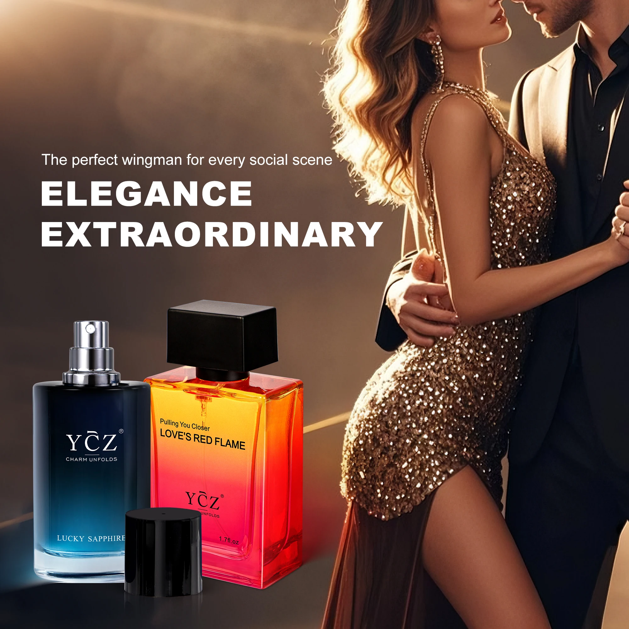 

YCZ Men's Perfume,2pcs| /1.7oz*2 cologne for-Long Lasting，Woody Fougère+Oriental Bergamot, Ideal Special Occasions, Making it the Ideal gentlemen’s Gift