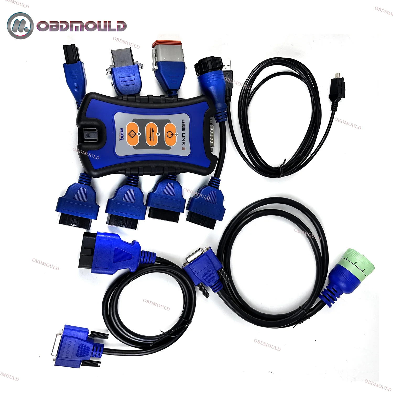 Para NEXIQ 3 Detroit Diesel herramientas de escáner de enlace de diagnóstico para USB-Link 3 PN 404032   Herramientas universales de diagnóstico de camiones con adaptador J1962