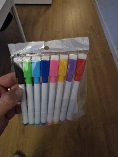 8/24 Pcs Magnetism Whiteboard Markers Comfortable Handing For Teaching And Meetings Easily Erasable Office School Supplies photo review