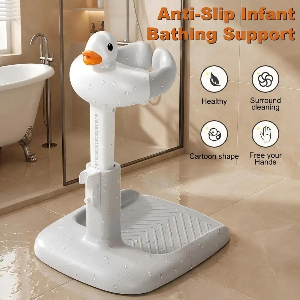 Support de bain réglable pour bébé, antidérapant, pliable, peu encombrant, portable, pour enfants de