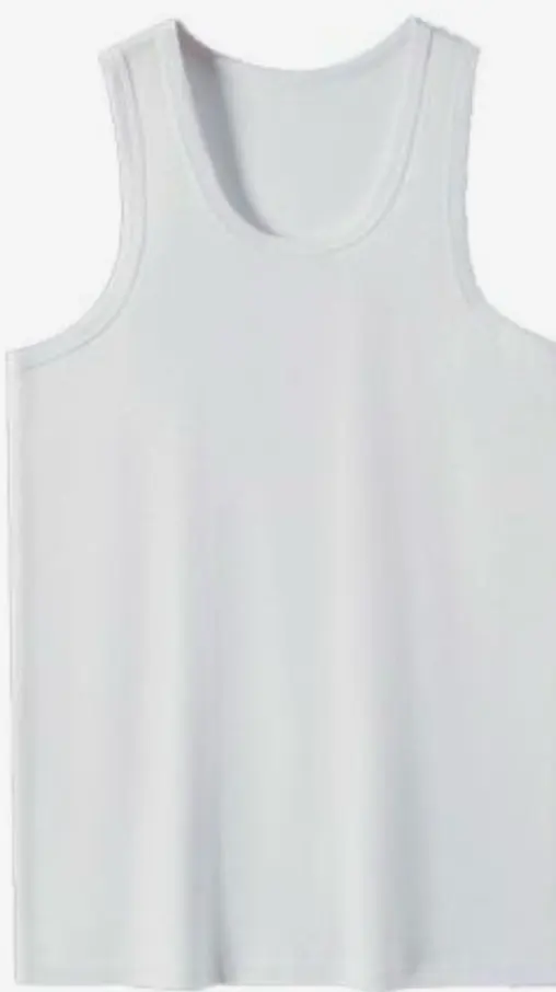 1/3/4 Pieces Men's sleeveless breathable fashion outdoor fitness comfortable shoulder vest men's vest T-shirt classic color photo review