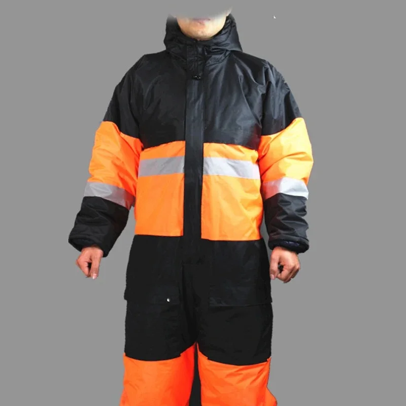 New Winter Working Clothing Outdoors Thermal Protection Uniforms Mens Cotton Wadded Padded Safety Clothing Thick Warm Work Wear