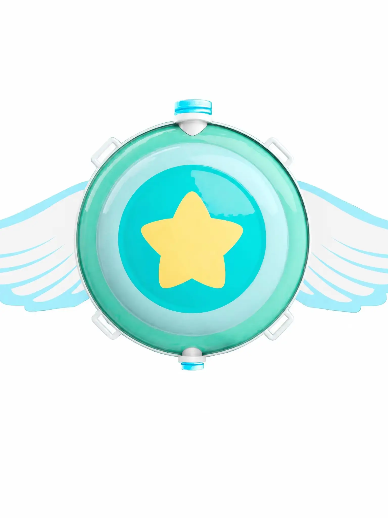 Waterrugzak met waterpistool voor kinderen, regenboog- en engelendesign, speelgoed voor strand en zwembad